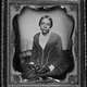 Unidentified woman believed to be Sarah McGill Russwurm, widow of John Russwurm (Augustus Washington/Library of Congress, Prints and Photographs Division, LC-USZ6-1949)
